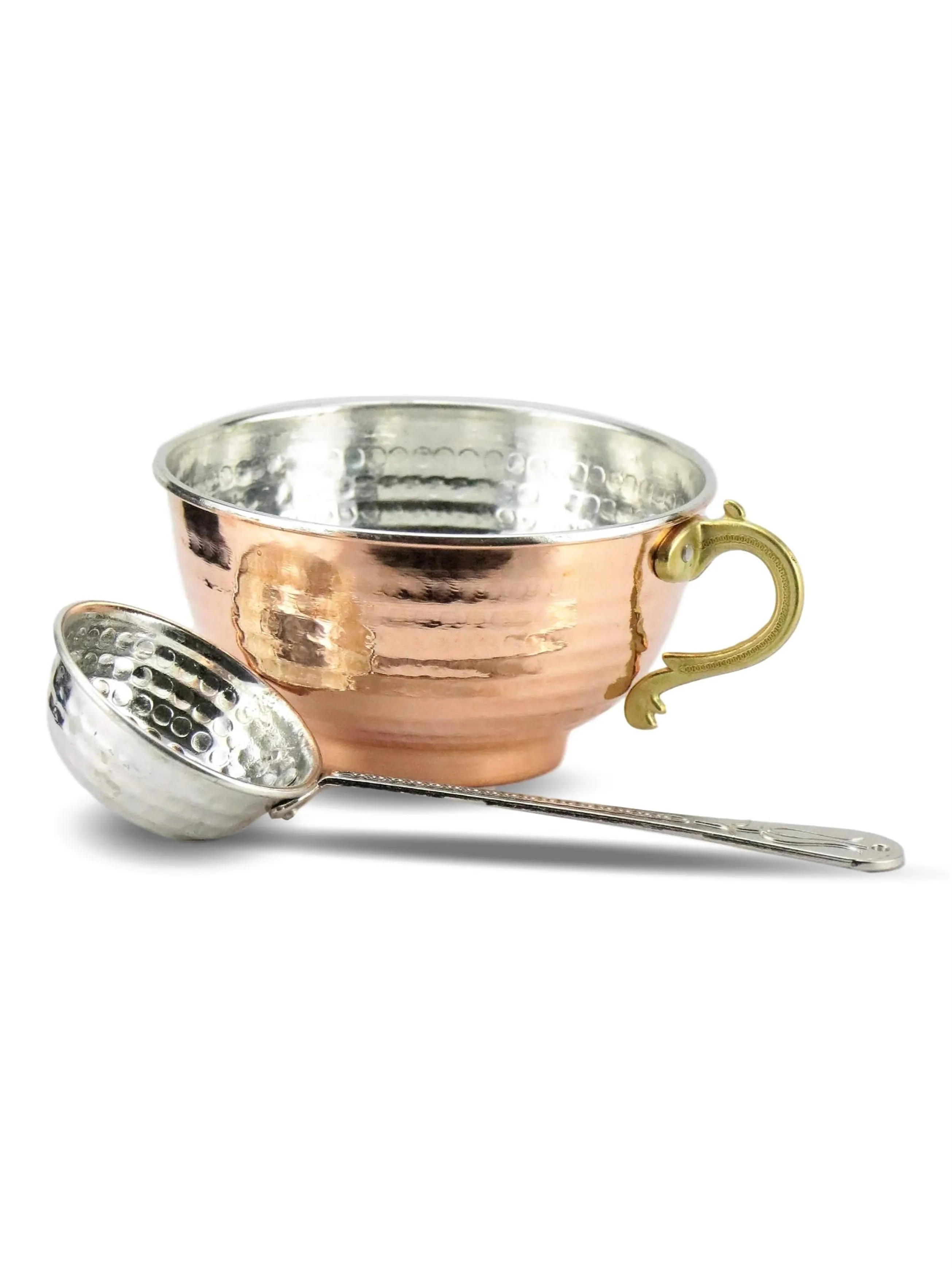 Copper Buttermilk Bowl and Copper Bucket
