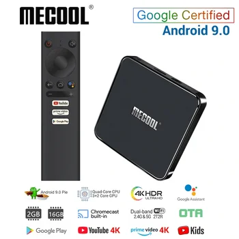 

Mecool Km1 Classic Google Certified Atv Box Android 9.0 Tv Box 4gb 64gb Amlogic S905x3 2.4g/5gWifi 4k Voice Control Smart Tv Box