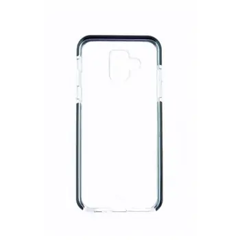 

Mobile cover Samsung Galaxy A6 2018 Flex Armor TPU Polycarbonate Black Transparent