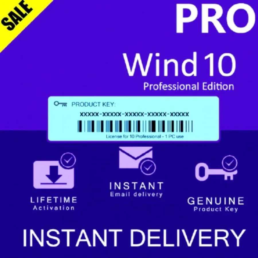 Clé Pro wind 10 , 2021 bits, versión completa, código de activación, entrega rápida, 32/64