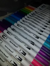 Conjunto de rotuladores de doble punta, Set de 12-120 rotuladores para dibujo artístico, obra de arte con acuarela