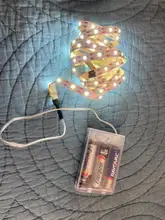 Led-Strip Battery Tv-Background-Lighting Warm WELPUR White Flexible 2835 USB DC for Night-Light