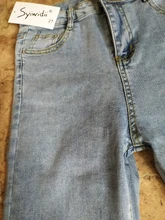 Gray Jeans Pencil-Pants Stretch Skinny Black High-Waist Korean Plus-Size Fashion Woman