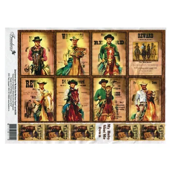 

Decoupage card A4, 40 gr./m2, freedecor (3296 My Baby Shot Me Down guys)