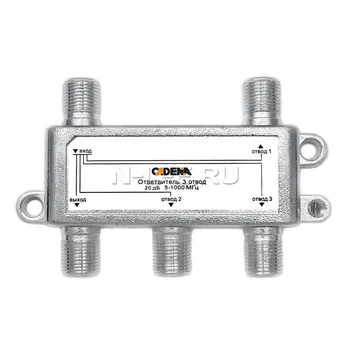 

Coupler 3 and 4 outlet (20/16/14/11 db) 5-1000 MHz Cadena