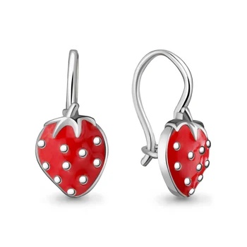 

Children earrings AQUAMARINE without inserts Silver 925