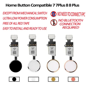 

Home Button For IPhones 7 7Plus 8 8Plus YF Universal Home Button Flex / port urn Key Only Back Function No Touch ID No Bluetooth