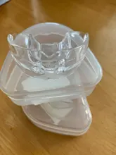 Tatuaje permanente flotante para labios, protector de boca, vaso de dientes con caja para tatuar labios, artículos auxiliares de Tebori