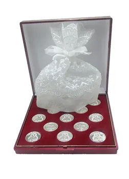 

DOCOLASTRA Arras Virgin Heads with sachet saten & Case