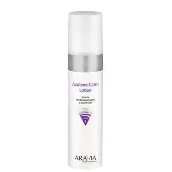 

Lotion for face soothing with azulene azulene-calm lotion, 250 ml, aravia professional