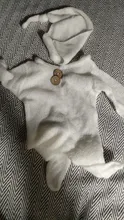 Conjunto de Pelele de bebé Mohair, accesorios de fotografía recién nacido, mono de lana de punto, 2 uds.