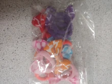 10Pcs Polka Dots Bow Hair Ring Rope Elastic Hair Rubber Bands Hair Accessories for Girls