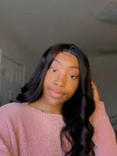 30 pulgadas de la onda del cuerpo de la peluca con malla Frontal Pre arrancado con el pelo del bebé Remy brasileño 13x4 Frontal de encaje pelucas de cabello humano para las mujeres negras