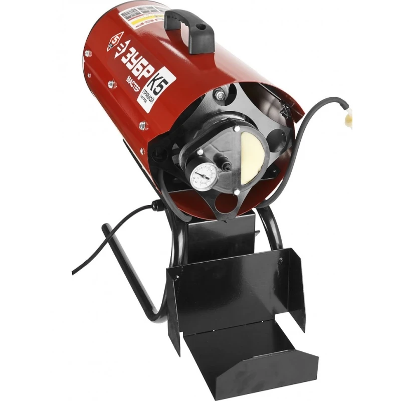 Пушка тепловая дизельная ЗУБР ДП-К5-15000 (тепловая мощность 14000 Вт, максимальный воздухообмен 300 м3/ч, объем топливной епкости 5 л)