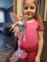 Muñeca de sirena de natación clásica para niñas, juguete de princesa con ala de mariposa, a la moda, gran oferta, regalos de Navidad, 2020