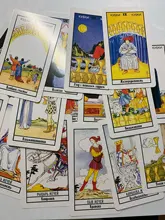 2020 nueva llegada completa ruso radiante jinete espera Tarot cartas juego de mesa adivinación destino Tapo juego de cartas