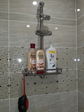 Shower Shelf Rack Lifting-Storage-Tray Bathroom-Accessories Plastic-Holder Rectangle