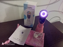 Wrinkle-Removal Lifting Face-Skin Facial-Neck-Massager LED Amazefan 7in1rf EMS Au 3-Colors