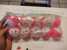 Toys Ball Cage Bird-Toy Cockatiel Pet-Parrot-Toy Parakeet Hollow-Rolling-Bell 10pcs Fun