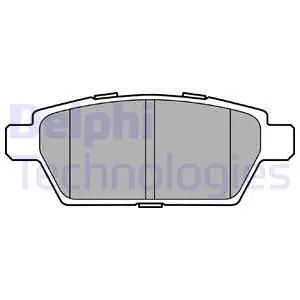 Колодки дисковые задние Mazda 6 2.0/2.3 02/2.0MRZ/2.5MRZ 07 DELP