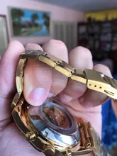 Winner-reloj mecánico automático para hombre, reloj de esqueleto de oro, Vintage, de marca superior, de lujo