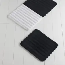 Коврики для ванной нескользящие Противоскользящие коврики Нескользящие противоскользящие мягкие черные 2'Li набор 60X100 см-50X60 см