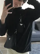 Bolso cruzado a la moda para mujer, bandolera de un solo hombro, impermeable, tela Oxford, sencillo, para tarjetas