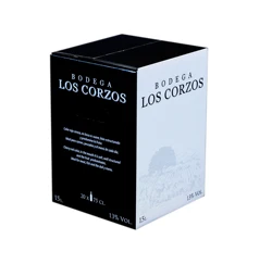 Bag in Box 15L Vino Tinto Recomendado Bodega Los Corzos, Graduación 13.5%, 100% Tempranillo