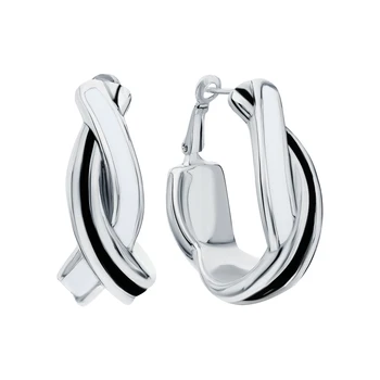 

Silver earrings with enamel sunlight sample 925