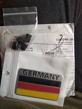 HAUSNN 4 unids/pack accesorios de coche para VW Audi Benz BMW Logotipo de bandera de Alemania etiqueta rueda de neumático válvula gorras madre cubre de estilo
