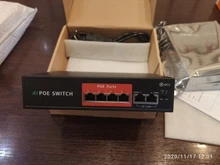 Techage 48V 4CH 8CH conmutador POE de red 10/100Mbps IEEE 802,3 af/a sobre Ethernet IP AP inalámbrico sistema de cámaras de CCTV