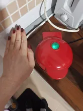Minimáquina eléctrica para hacer gofres, horno para desayuno, masa semiesférica, máquina para gofres en forma de huevo, horno y pan, mineola para gofres