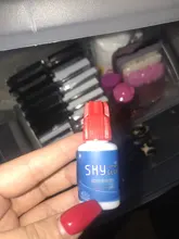 Pegamento del cielo de Corea para extensiones de pestañas, pegamento del cielo RA01 para extensiones de pestañas de 0.5s, extensiones de pestañas de tiempo seco MSDS, tapa roja adhesiva, 5ml, 1 Uds.