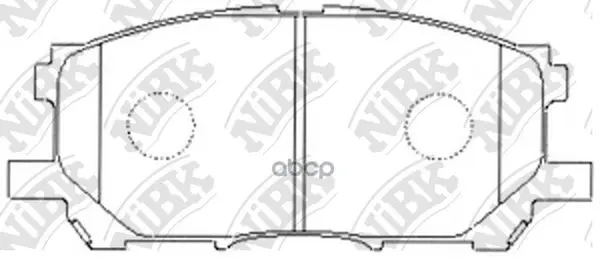 Колодки Тормозные Lexus Rx300/Rx330/Rx350 0308/Rx400h 0509 Передние Nibk Pn1497 NiBK арт. PN1497