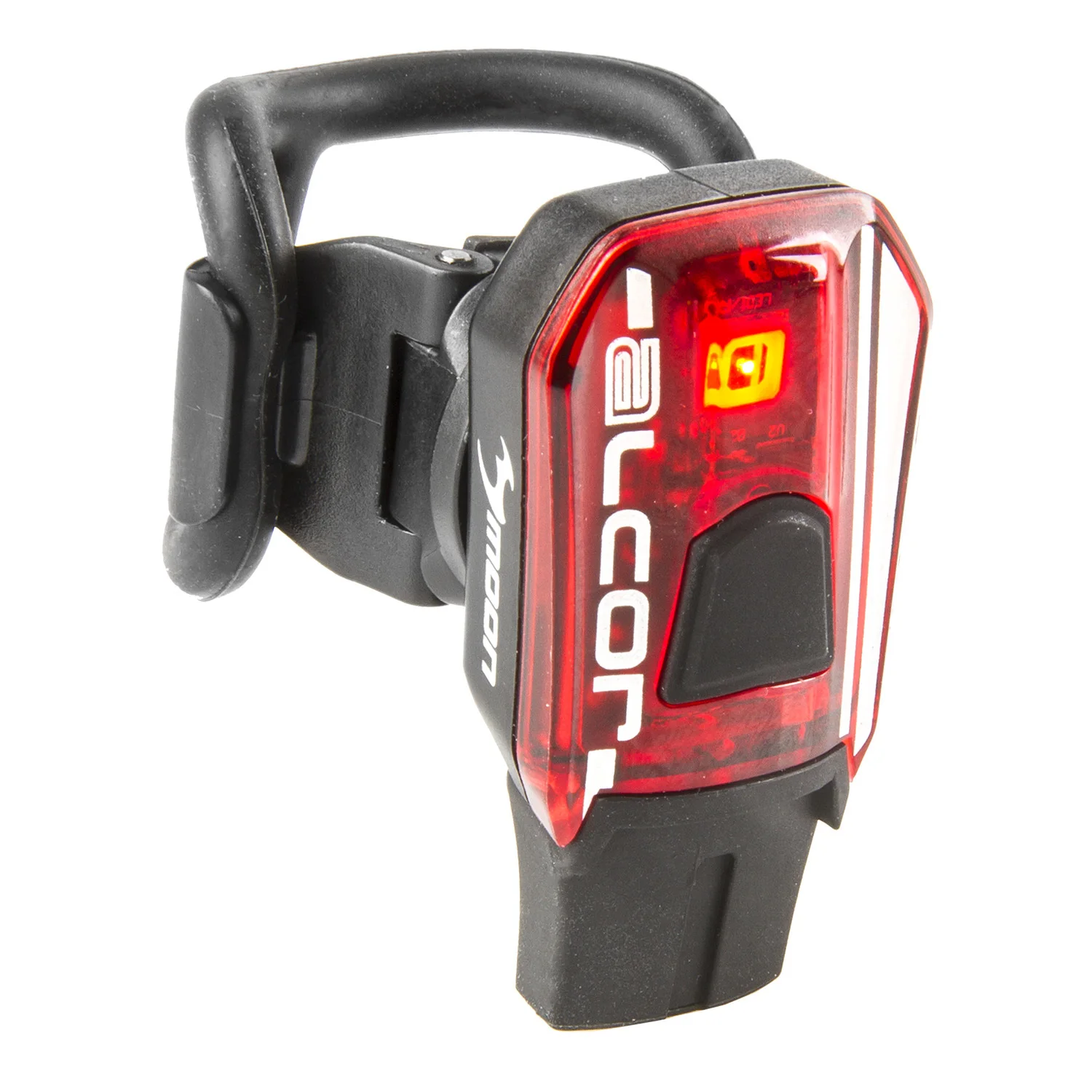 Tail light moon 1smd extra bright/5ф USB charging Li-Pol battery 250маh rotating magnetic mount Red | Спорт и развлечения