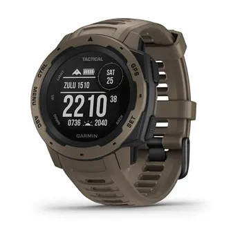 

Sports Watch with gps garmin instinct tactical edition Brown-screen 23*23mm-multisport-Health-Notifications