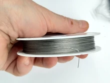 Alambre de acero inoxidable para hacer pulseras y collares, cable de acero inoxidable hecho a mano para hacer pulseras y collares, 0,3/0,38/0,45/0,5/0,6/0,7mm