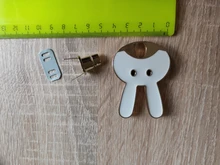 Cierre con forma de conejo, cierre giratorio, herrajes metálicos para bolso de bricolaje, gran oferta