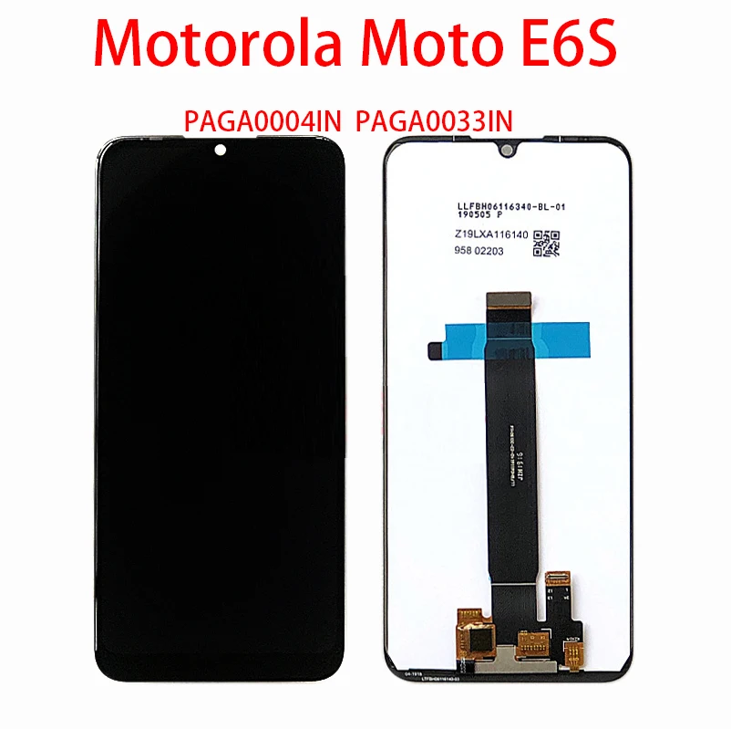 

Repair tools+For Motorola MOTO E6s E6s 2020 6.1inch LCD Display Assembly+Touch Screen Digitzer For MOTO E6 s Repair Panel Glass