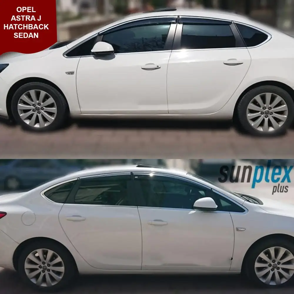 Хромированный козырек для Дождевого стекла ветрозащитные дефлекторы Opel Astra J