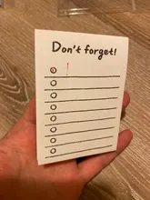 Yoofun-Bloc de notas creativo para la agenda diaria, 50 hojas, para la agenda, suministros escolares, papelería