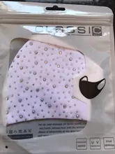 4pc brillo ostentoso diamantes cara MaskReusable boca lentejuela brillante Anti Haze a prueba de polvo máscara de protección máscara mascarillas