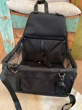 Bolsa de asiento de coche para perros, cesta impermeable de seguridad para viaje, bolsas colgantes de malla, bolsa de asiento para perro, cesta para gato