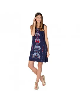 

EGATEX sleeveless print dress 201509