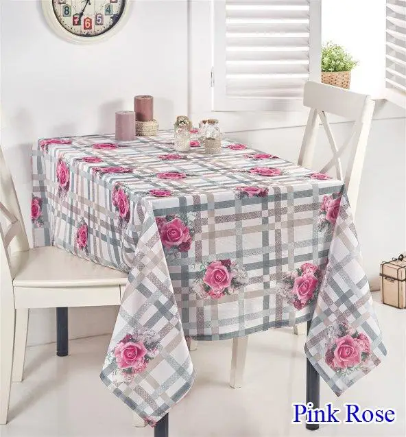 

1 Area 1 Free Rashel Table Cloth 150x150 cm-Pink Rose