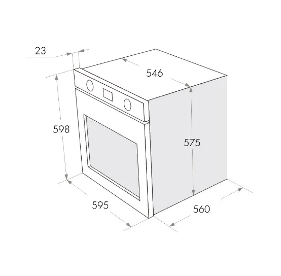 Шкаф духовой электрический MAUNFELD MEOF.676B