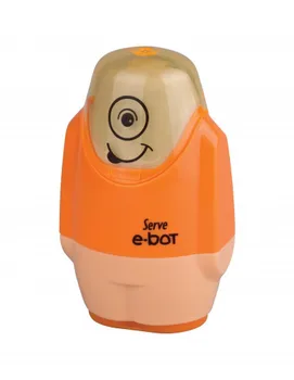 

ERASER AND SHARPENER BRAND SCRIPTUMM COLOR ORANGE MODEL SERVE E-BOT