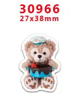 30 шт мультяшный персонаж плоское украшение из смолы PR 30120 - Цвет: 30966