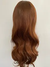HENRY MARGU-Peluca de cabello sintético para mujer, largo ondulado, color rubio y marrón, fiesta de Cosplay, fibra resistente al calor Afro