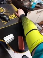 Loogdee-Funda protectora de brazo para hombre, calentadores de brazos mangas deportivas para bicicleta, con proteccion solar UV, 1 par